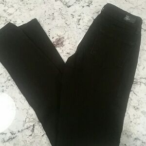 Paige Brand Verdugo Jeggings Black Size 26 EUC B4